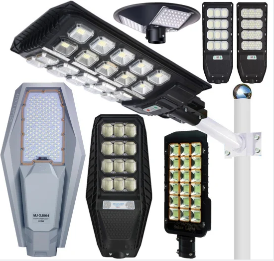 الإنارة الخارجية LED مصباح الشارع بالطاقة الشمسية 100W 120W 150W 200W 240W 300W 380W 400W