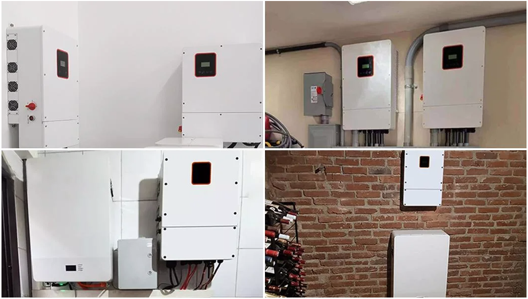 3kw 5kw خارج الشبكة الطاقة الشمسية الهجين العاكس