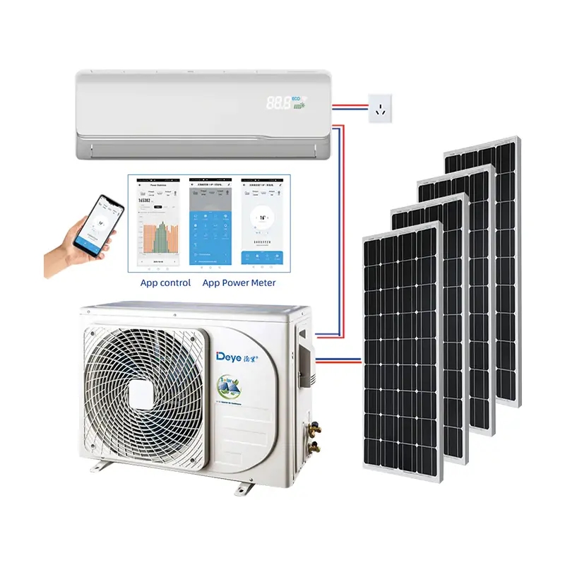 9000BTU-24000BTU تكييف الهواء بالطاقة الشمسية الجديدة