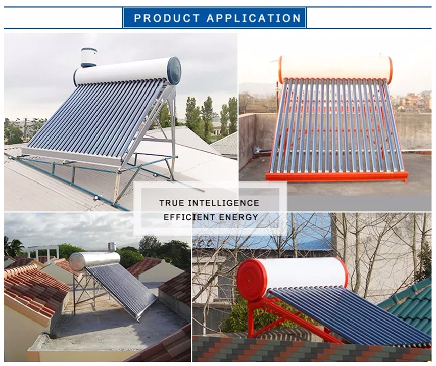 سخان المياه بالطاقة الشمسية ذو الأنبوب الزجاجي المدمج غير المضغوط