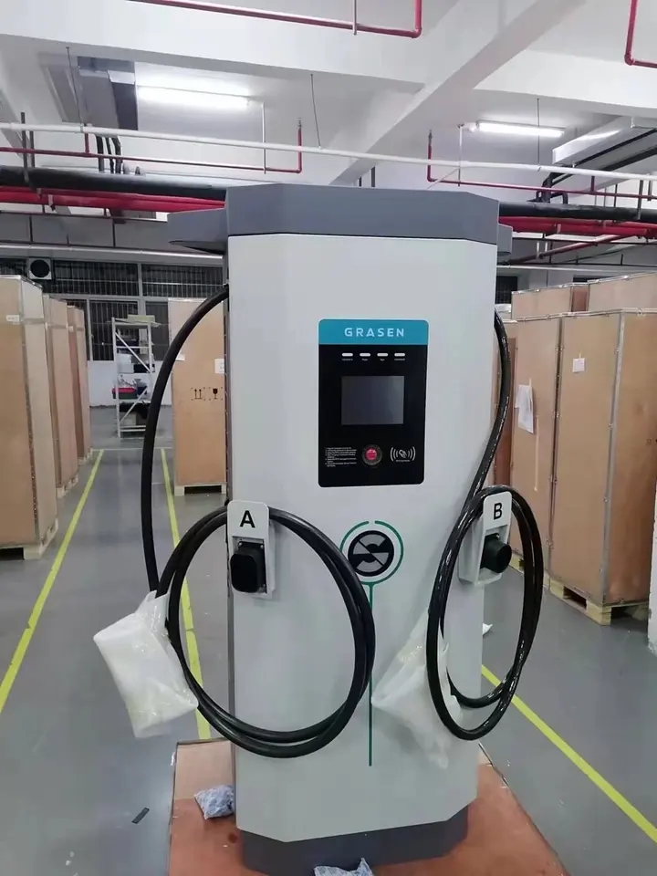 الطاقة الخضراء 20kw-40kw-80kw-160kw شاحن مثبت على الأرض EV - محطة شحن سريعة / كومة شحن