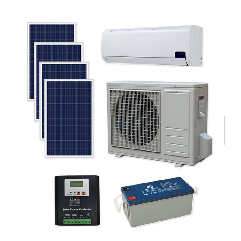 18000BTU 2p 1.5P 3p مكيف الهواء Climatiseur Solaire بالطاقة الشمسية